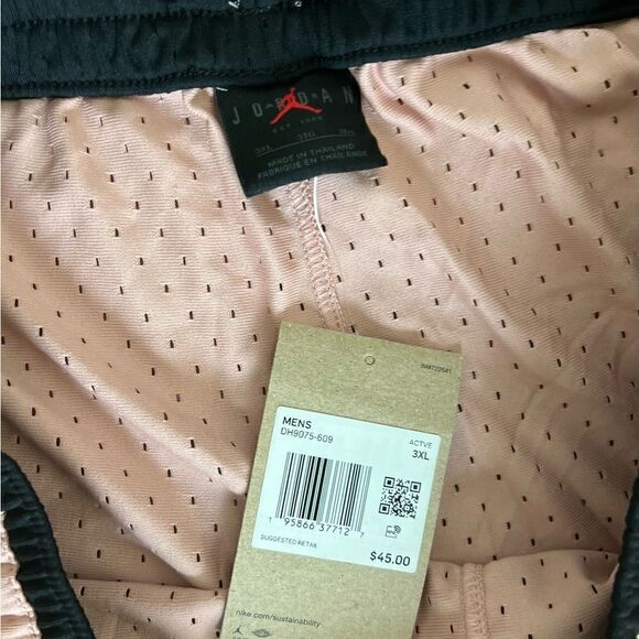 Nike Air Jordan Jumpman Dri Fit Diamond Rose Whisper Shorts - Picture 4 of 6